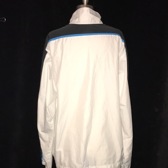 Vintage Men’s NIKE Swoosh GREY Tag Windbreaker Jacket Size L Half Zip - Picture 2 of 8